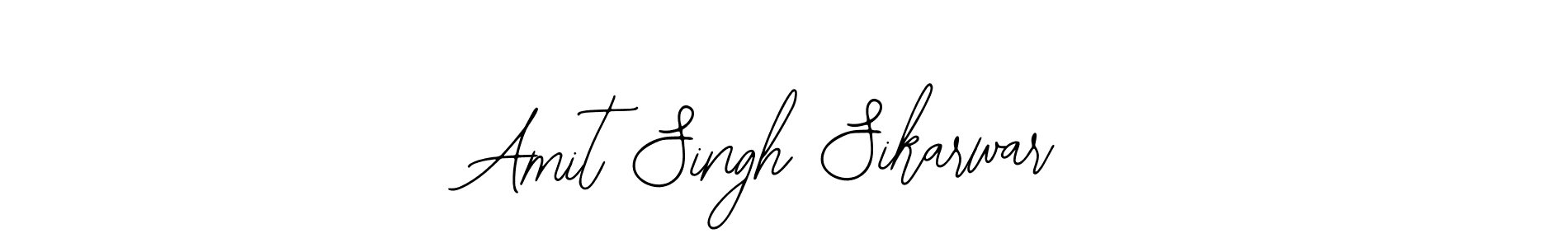 Design your own signature with our free online signature maker. With this signature software, you can create a handwritten (Bearetta-2O07w) signature for name Amit Singh Sikarwar. Amit Singh Sikarwar signature style 12 images and pictures png