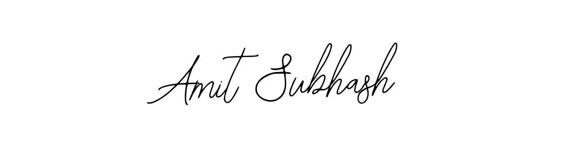 Create a beautiful signature design for name Amit Subhash. With this signature (Bearetta-2O07w) fonts, you can make a handwritten signature for free. Amit Subhash signature style 12 images and pictures png