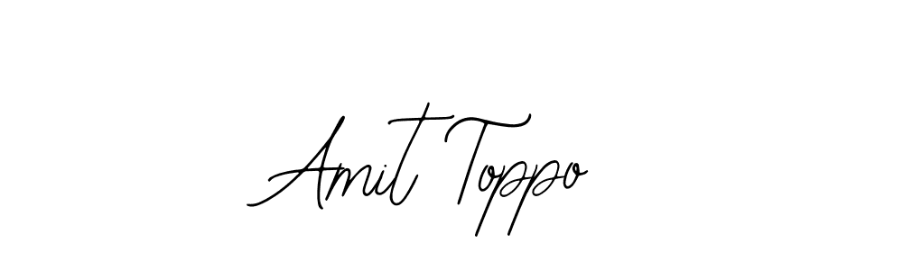 It looks lik you need a new signature style for name Amit Toppo. Design unique handwritten (Bearetta-2O07w) signature with our free signature maker in just a few clicks. Amit Toppo signature style 12 images and pictures png