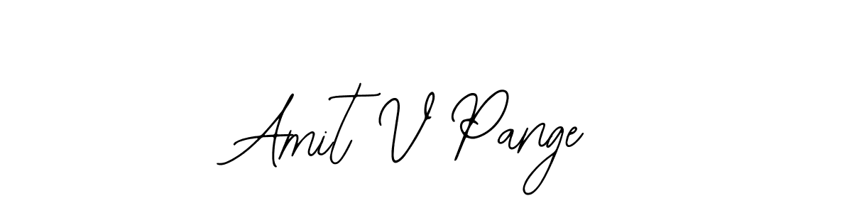 How to Draw Amit V Pange signature style? Bearetta-2O07w is a latest design signature styles for name Amit V Pange. Amit V Pange signature style 12 images and pictures png