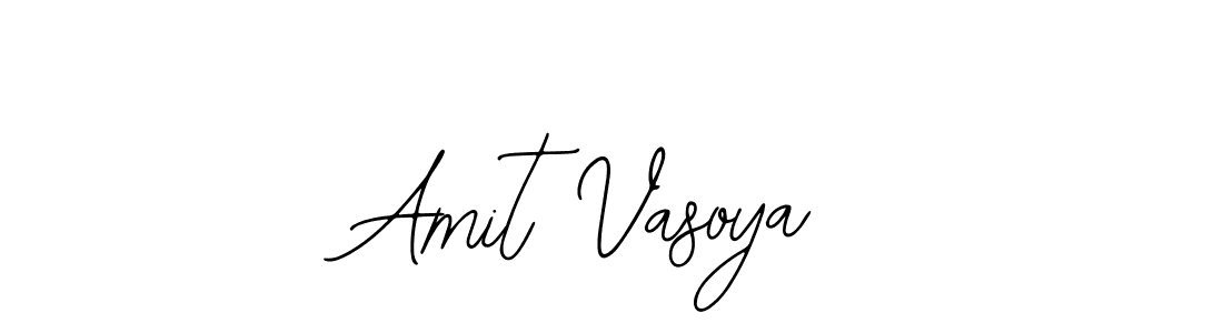 You should practise on your own different ways (Bearetta-2O07w) to write your name (Amit Vasoya) in signature. don't let someone else do it for you. Amit Vasoya signature style 12 images and pictures png