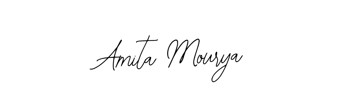 Bearetta-2O07w is a professional signature style that is perfect for those who want to add a touch of class to their signature. It is also a great choice for those who want to make their signature more unique. Get Amita Mourya name to fancy signature for free. Amita Mourya signature style 12 images and pictures png