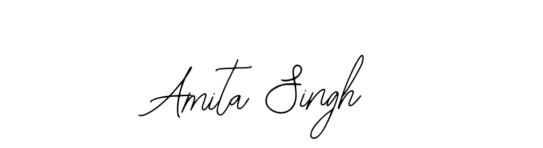The best way (Bearetta-2O07w) to make a short signature is to pick only two or three words in your name. The name Amita Singh include a total of six letters. For converting this name. Amita Singh signature style 12 images and pictures png