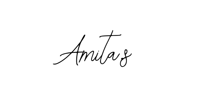 if you are searching for the best signature style for your name Amita.s. so please give up your signature search. here we have designed multiple signature styles  using Bearetta-2O07w. Amita.s signature style 12 images and pictures png