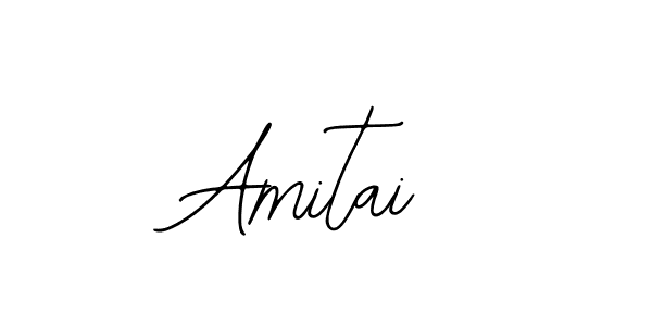 You should practise on your own different ways (Bearetta-2O07w) to write your name (Amitai) in signature. don't let someone else do it for you. Amitai signature style 12 images and pictures png