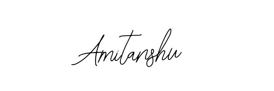 Also we have Amitanshu name is the best signature style. Create professional handwritten signature collection using Bearetta-2O07w autograph style. Amitanshu signature style 12 images and pictures png