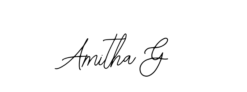 Create a beautiful signature design for name Amitha G. With this signature (Bearetta-2O07w) fonts, you can make a handwritten signature for free. Amitha G signature style 12 images and pictures png
