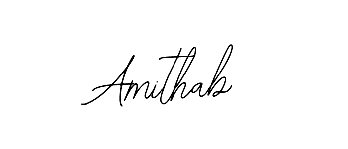 The best way (Bearetta-2O07w) to make a short signature is to pick only two or three words in your name. The name Amithab include a total of six letters. For converting this name. Amithab signature style 12 images and pictures png