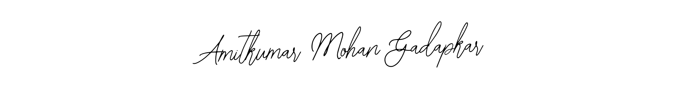 You can use this online signature creator to create a handwritten signature for the name Amitkumar Mohan Gadapkar. This is the best online autograph maker. Amitkumar Mohan Gadapkar signature style 12 images and pictures png