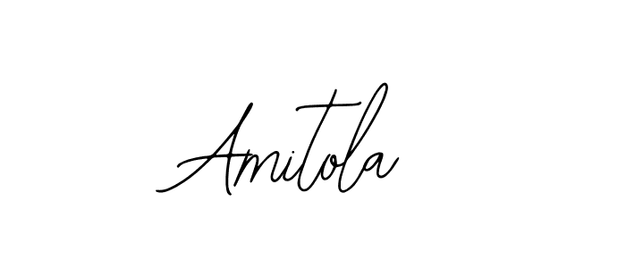 How to make Amitola signature? Bearetta-2O07w is a professional autograph style. Create handwritten signature for Amitola name. Amitola signature style 12 images and pictures png