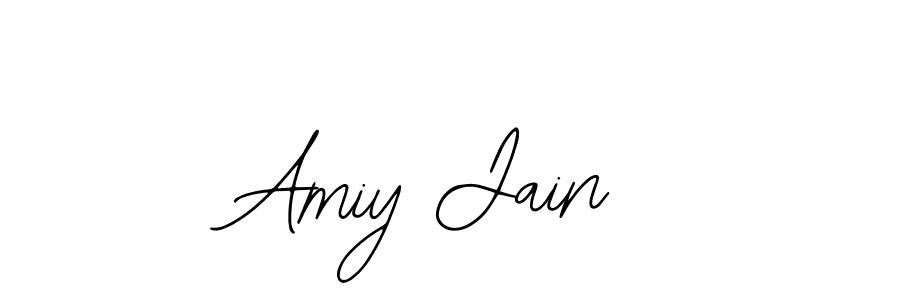 Bearetta-2O07w is a professional signature style that is perfect for those who want to add a touch of class to their signature. It is also a great choice for those who want to make their signature more unique. Get Amiy Jain name to fancy signature for free. Amiy Jain signature style 12 images and pictures png