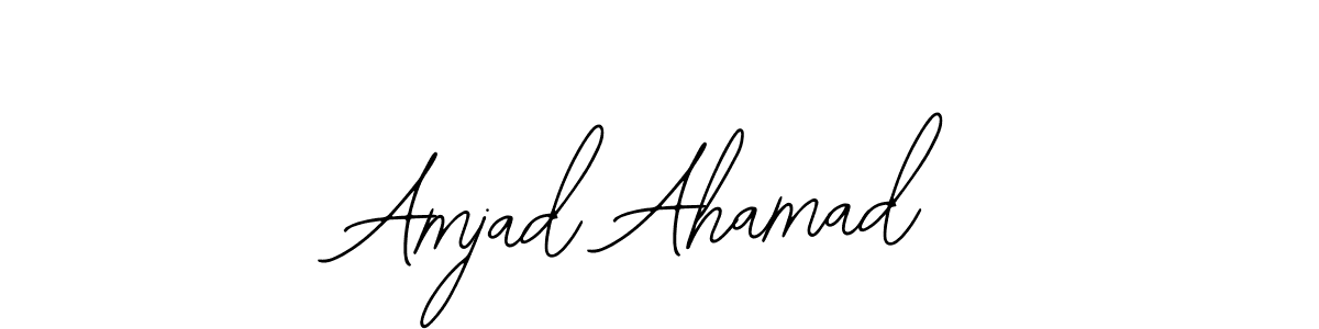 Make a beautiful signature design for name Amjad Ahamad. Use this online signature maker to create a handwritten signature for free. Amjad Ahamad signature style 12 images and pictures png