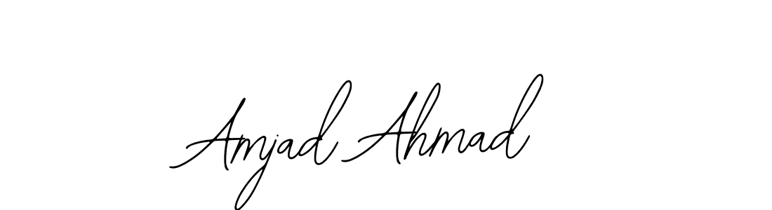 How to make Amjad Ahmad signature? Bearetta-2O07w is a professional autograph style. Create handwritten signature for Amjad Ahmad name. Amjad Ahmad signature style 12 images and pictures png