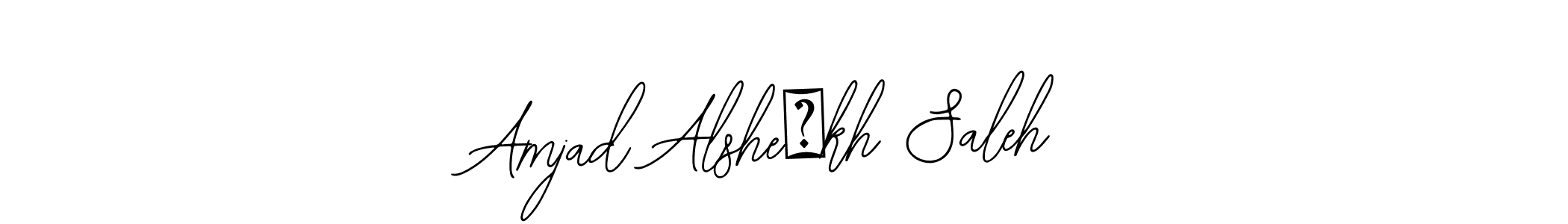 Make a beautiful signature design for name Amjad Alsheİkh Saleh. Use this online signature maker to create a handwritten signature for free. Amjad Alsheİkh Saleh signature style 12 images and pictures png