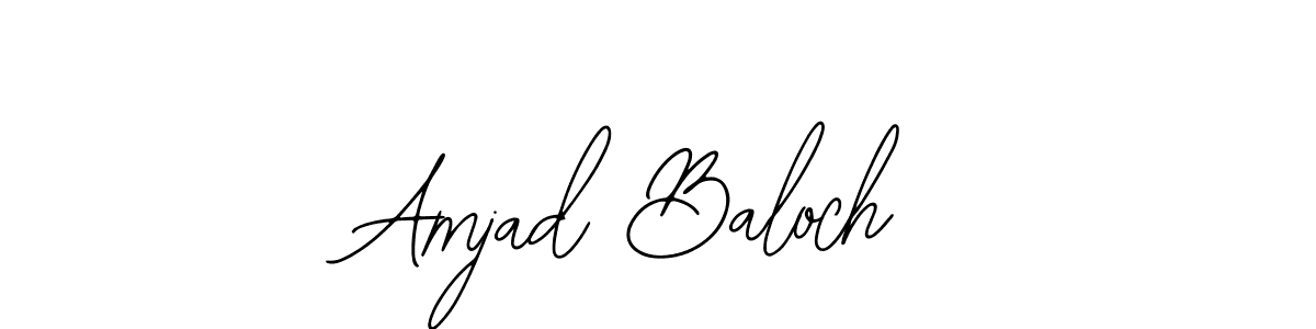 How to make Amjad Baloch signature? Bearetta-2O07w is a professional autograph style. Create handwritten signature for Amjad Baloch name. Amjad Baloch signature style 12 images and pictures png