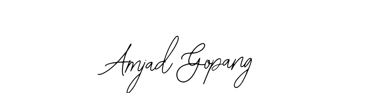 Once you've used our free online signature maker to create your best signature Bearetta-2O07w style, it's time to enjoy all of the benefits that Amjad Gopang name signing documents. Amjad Gopang signature style 12 images and pictures png