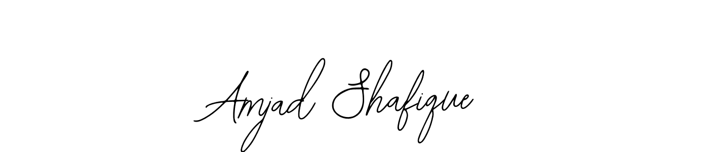 if you are searching for the best signature style for your name Amjad Shafique. so please give up your signature search. here we have designed multiple signature styles  using Bearetta-2O07w. Amjad Shafique signature style 12 images and pictures png