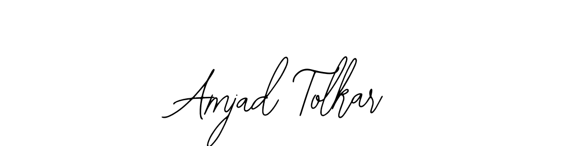 Also we have Amjad Tolkar name is the best signature style. Create professional handwritten signature collection using Bearetta-2O07w autograph style. Amjad Tolkar signature style 12 images and pictures png