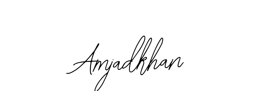 Design your own signature with our free online signature maker. With this signature software, you can create a handwritten (Bearetta-2O07w) signature for name Amjadkhan. Amjadkhan signature style 12 images and pictures png