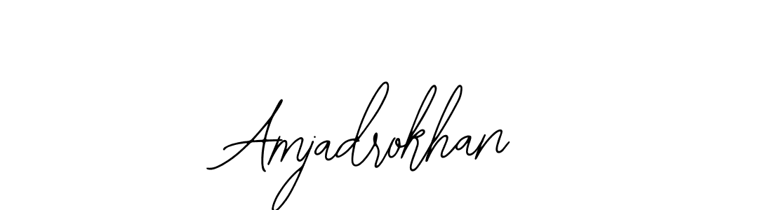 It looks lik you need a new signature style for name Amjadrokhan. Design unique handwritten (Bearetta-2O07w) signature with our free signature maker in just a few clicks. Amjadrokhan signature style 12 images and pictures png