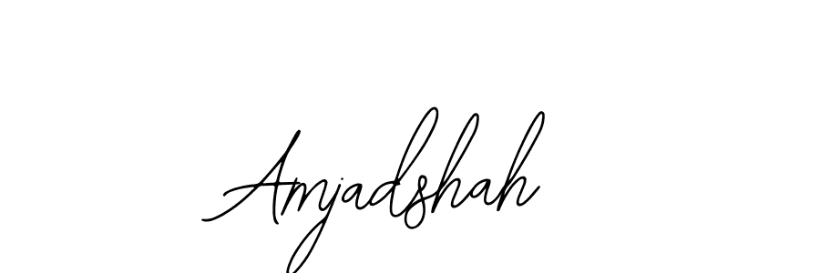 Similarly Bearetta-2O07w is the best handwritten signature design. Signature creator online .You can use it as an online autograph creator for name Amjadshah. Amjadshah signature style 12 images and pictures png