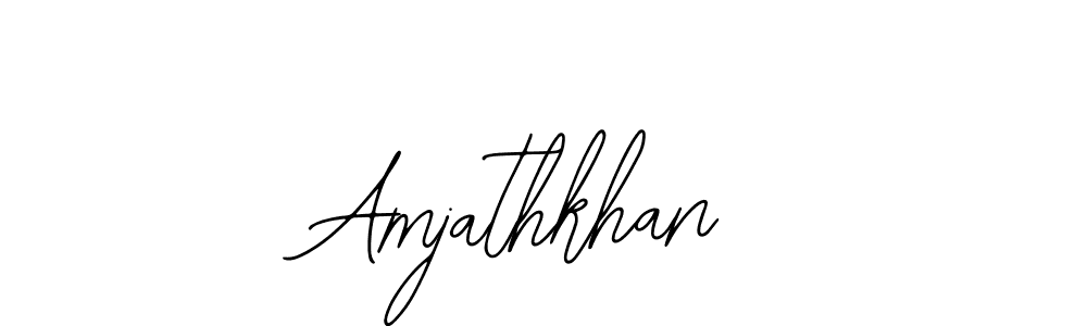 Amjathkhan stylish signature style. Best Handwritten Sign (Bearetta-2O07w) for my name. Handwritten Signature Collection Ideas for my name Amjathkhan. Amjathkhan signature style 12 images and pictures png