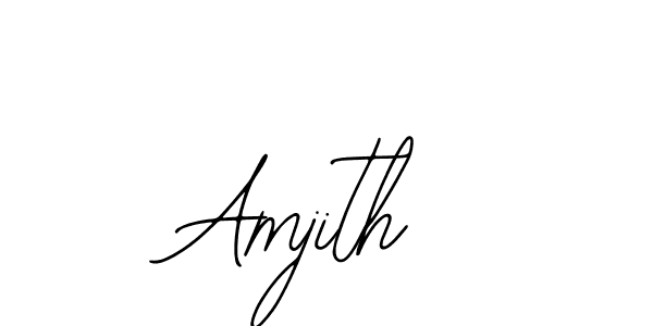 Make a beautiful signature design for name Amjith. With this signature (Bearetta-2O07w) style, you can create a handwritten signature for free. Amjith signature style 12 images and pictures png