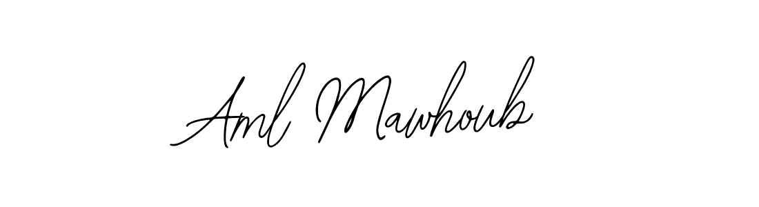 Make a beautiful signature design for name Aml Mawhoub. Use this online signature maker to create a handwritten signature for free. Aml Mawhoub signature style 12 images and pictures png