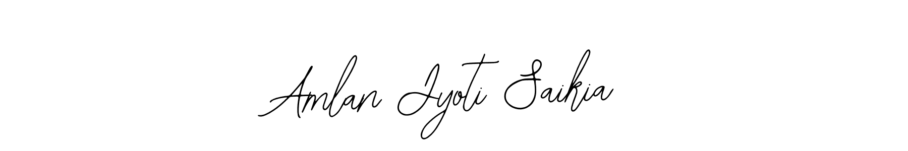 Amlan Jyoti Saikia stylish signature style. Best Handwritten Sign (Bearetta-2O07w) for my name. Handwritten Signature Collection Ideas for my name Amlan Jyoti Saikia. Amlan Jyoti Saikia signature style 12 images and pictures png