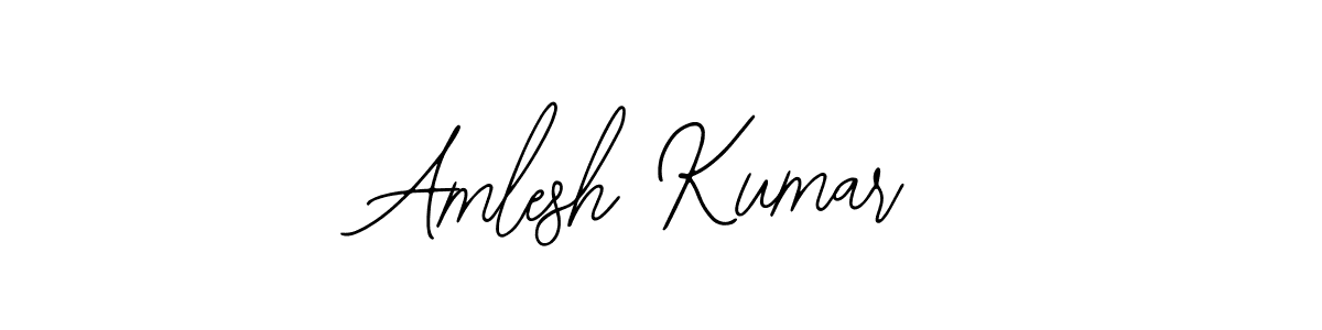 Use a signature maker to create a handwritten signature online. With this signature software, you can design (Bearetta-2O07w) your own signature for name Amlesh Kumar. Amlesh Kumar signature style 12 images and pictures png