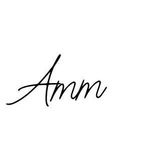 How to make Amm signature? Bearetta-2O07w is a professional autograph style. Create handwritten signature for Amm name. Amm signature style 12 images and pictures png