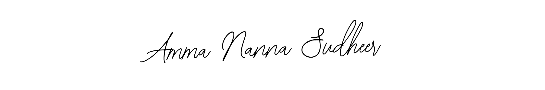 Make a short Amma Nanna Sudheer signature style. Manage your documents anywhere anytime using Bearetta-2O07w. Create and add eSignatures, submit forms, share and send files easily. Amma Nanna Sudheer signature style 12 images and pictures png