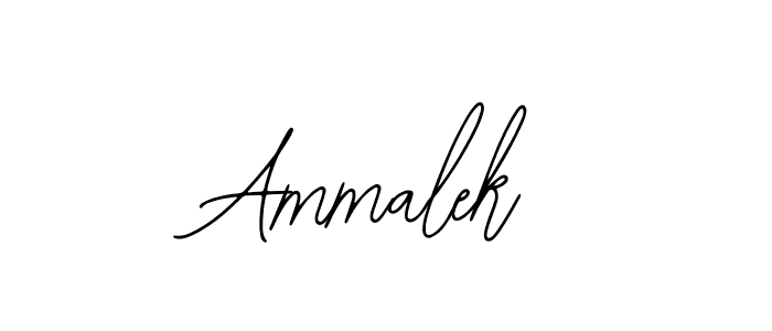 if you are searching for the best signature style for your name Ammalek. so please give up your signature search. here we have designed multiple signature styles  using Bearetta-2O07w. Ammalek signature style 12 images and pictures png