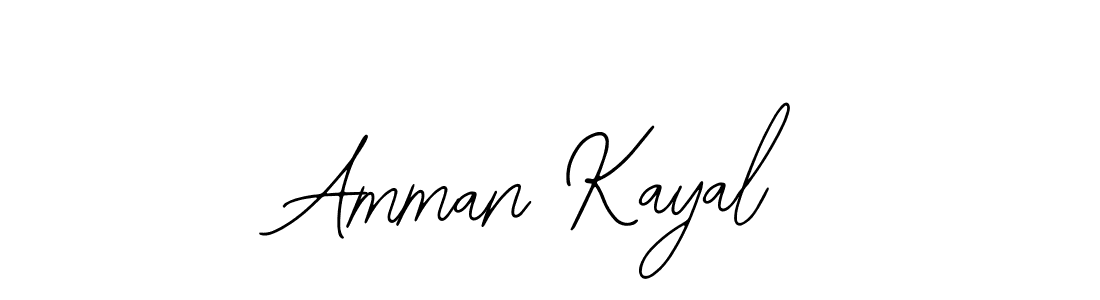 Make a beautiful signature design for name Amman Kayal. With this signature (Bearetta-2O07w) style, you can create a handwritten signature for free. Amman Kayal signature style 12 images and pictures png