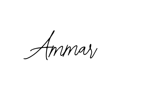 How to make Ammar name signature. Use Bearetta-2O07w style for creating short signs online. This is the latest handwritten sign. Ammar signature style 12 images and pictures png