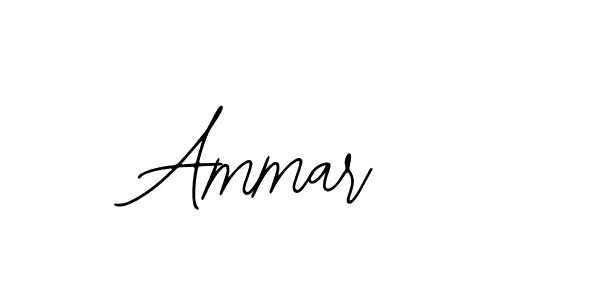 The best way (Bearetta-2O07w) to make a short signature is to pick only two or three words in your name. The name Ammar  include a total of six letters. For converting this name. Ammar  signature style 12 images and pictures png