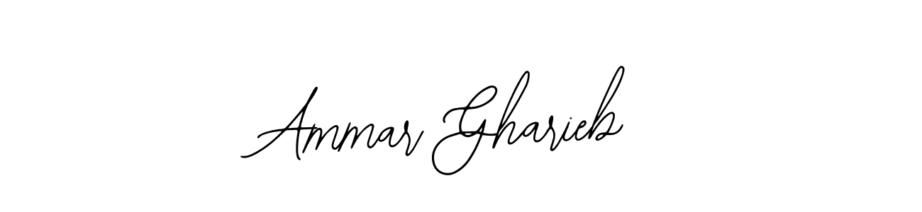 This is the best signature style for the Ammar Gharieb name. Also you like these signature font (Bearetta-2O07w). Mix name signature. Ammar Gharieb signature style 12 images and pictures png