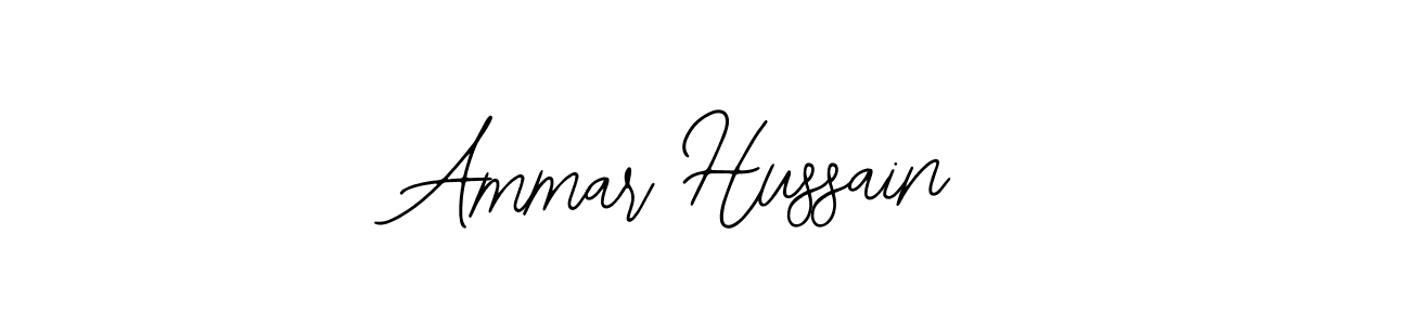 Make a beautiful signature design for name Ammar Hussain. With this signature (Bearetta-2O07w) style, you can create a handwritten signature for free. Ammar Hussain signature style 12 images and pictures png