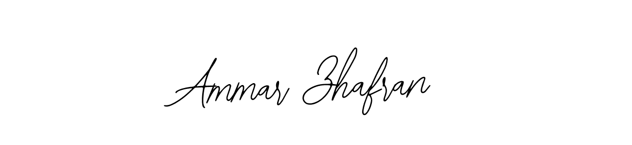 Use a signature maker to create a handwritten signature online. With this signature software, you can design (Bearetta-2O07w) your own signature for name Ammar Zhafran. Ammar Zhafran signature style 12 images and pictures png