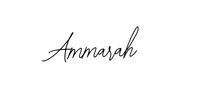 How to make Ammarah signature? Bearetta-2O07w is a professional autograph style. Create handwritten signature for Ammarah name. Ammarah signature style 12 images and pictures png