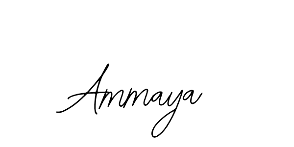 How to make Ammaya signature? Bearetta-2O07w is a professional autograph style. Create handwritten signature for Ammaya name. Ammaya signature style 12 images and pictures png