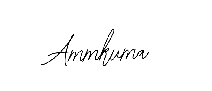 How to make Ammkuma signature? Bearetta-2O07w is a professional autograph style. Create handwritten signature for Ammkuma name. Ammkuma signature style 12 images and pictures png