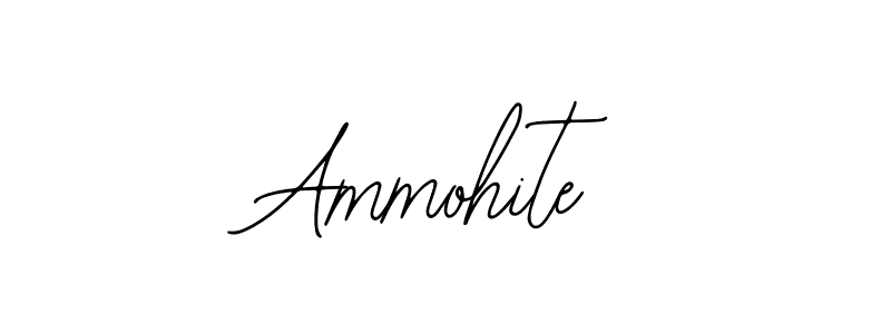 How to make Ammohite signature? Bearetta-2O07w is a professional autograph style. Create handwritten signature for Ammohite name. Ammohite signature style 12 images and pictures png