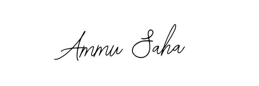 Create a beautiful signature design for name Ammu Saha. With this signature (Bearetta-2O07w) fonts, you can make a handwritten signature for free. Ammu Saha signature style 12 images and pictures png
