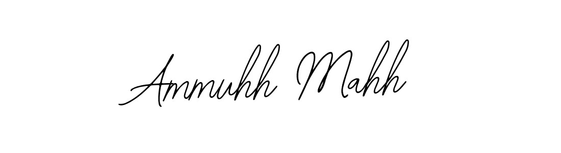 Bearetta-2O07w is a professional signature style that is perfect for those who want to add a touch of class to their signature. It is also a great choice for those who want to make their signature more unique. Get Ammuhh Mahh name to fancy signature for free. Ammuhh Mahh signature style 12 images and pictures png