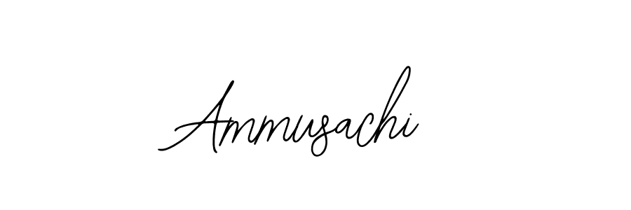 Design your own signature with our free online signature maker. With this signature software, you can create a handwritten (Bearetta-2O07w) signature for name Ammusachi. Ammusachi signature style 12 images and pictures png