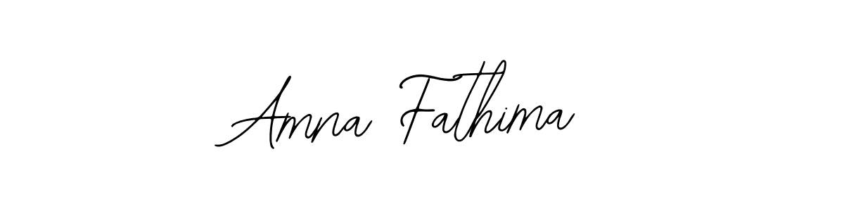 How to make Amna Fathima signature? Bearetta-2O07w is a professional autograph style. Create handwritten signature for Amna Fathima name. Amna Fathima signature style 12 images and pictures png