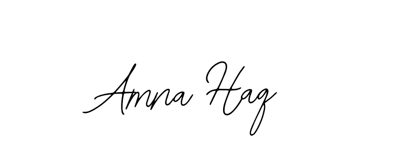 Amna Haq stylish signature style. Best Handwritten Sign (Bearetta-2O07w) for my name. Handwritten Signature Collection Ideas for my name Amna Haq. Amna Haq signature style 12 images and pictures png