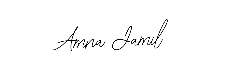 Create a beautiful signature design for name Amna Jamil. With this signature (Bearetta-2O07w) fonts, you can make a handwritten signature for free. Amna Jamil signature style 12 images and pictures png