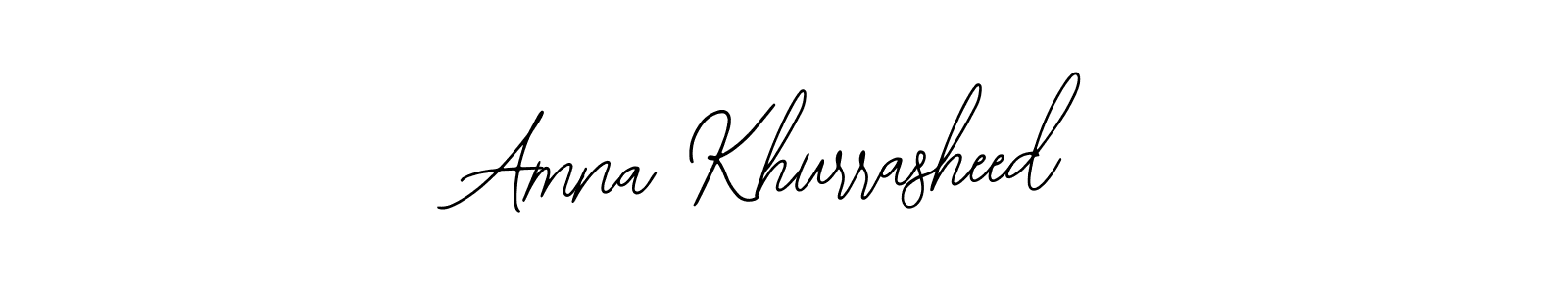 Create a beautiful signature design for name Amna Khurrasheed. With this signature (Bearetta-2O07w) fonts, you can make a handwritten signature for free. Amna Khurrasheed signature style 12 images and pictures png